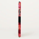 PINK ROTE ROSE FELD ,RED RUBY GEMSTONE MONOGRAMM Case-Mate iPhone HÜLLE (Hinten/Rechts)