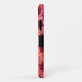 PINK ROTE ROSE FELD ,RED RUBY GEMSTONE MONOGRAMM Case-Mate iPhone HÜLLE (Hinten/Rechts)
