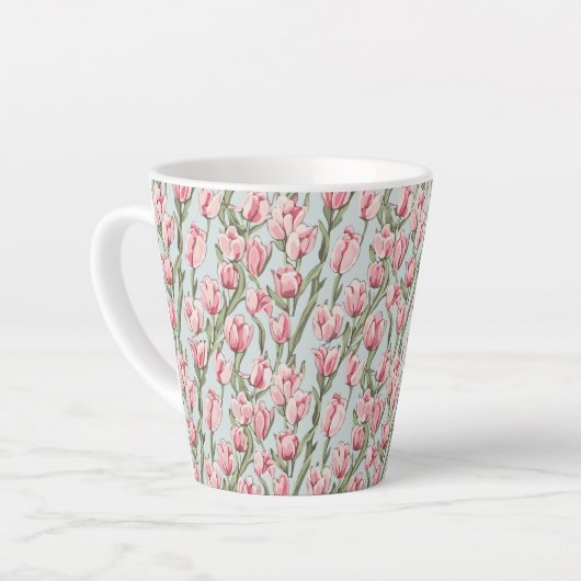 Pink Row Serenity Milchtasse (Linke Ecke)
