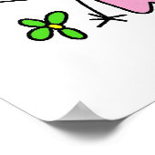 Pink Royal Princess Poster (Ecke)