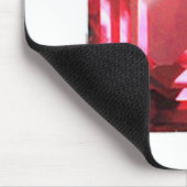 Pink Ruby Gemstone Mousepad (Ecke)