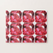 Pink Ruby Gemstone Puzzle (Horizontal)