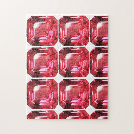 Pink Ruby Gemstone Puzzle (Vertikal)