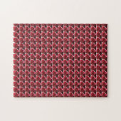 Pink Ruby Gemstone Puzzle (Horizontal)