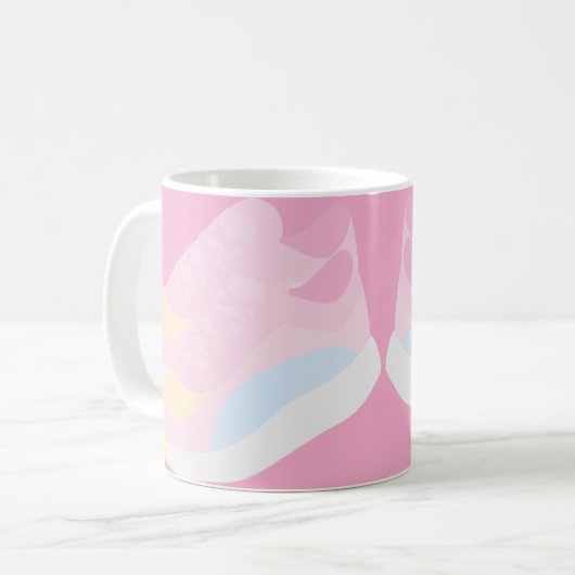 Pink Running Shoes Kaffeetasse (Vorderseite Links)