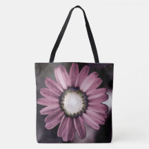 Pink Rustic Daisy Tote Bag