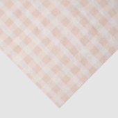 Pink Rustic Gingham Spring Farmhouse Seidenpapier (Ausschnitt)