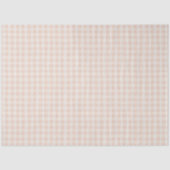 Pink Rustic Gingham Spring Farmhouse Seidenpapier (Vorderseite)