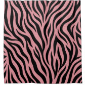 Pink Safari Duschvorhang (Vorderseite)