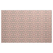 Pink Sage Green Flowers Leave Watercolor Stoff (Yard (91,4 cm))