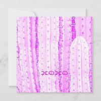Pink Saguaro Cactus XOXO Foto Kunst Spaß