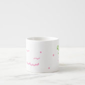 Pink Sailboat Cup Espressotasse (Vorderseite)