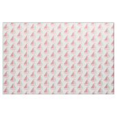 Pink Sailboat Pattern Nautic White Stoff (Yard (91,4 cm))