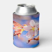 Pink Sakura Blume Blue Sky Dosenkühler (Kanne Vorderseite)