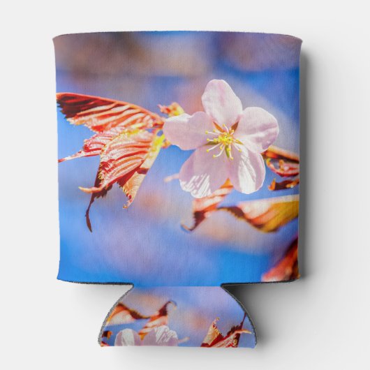 Pink Sakura Blume Blue Sky Dosenkühler (Rückseite)