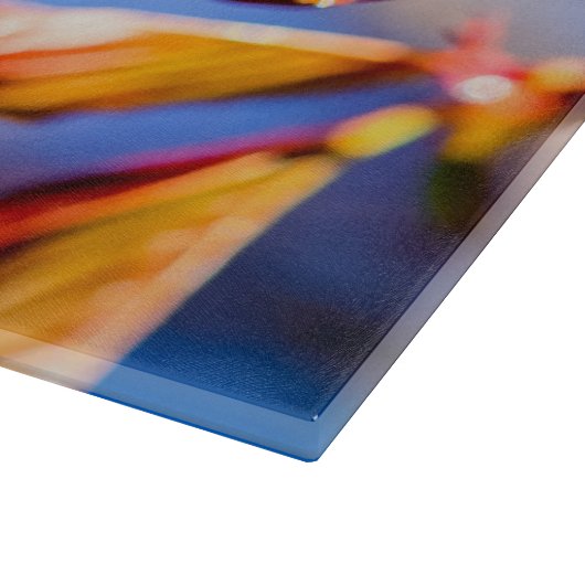 Pink Sakura Blume Blue Sky Schneidebrett (Ecke)