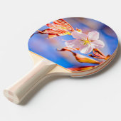 Pink Sakura Blume Blue Sky Tischtennis Schläger (Vorderseite)