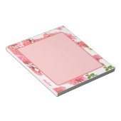 Pink Sakura Blumen Notepad Notizblock (angewinkelt)