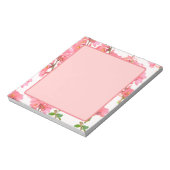 Pink Sakura Blumen Notepad Notizblock (Rotiert)