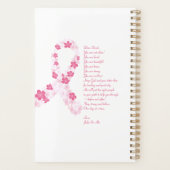 Pink Sakura Friends unterstützen Brustkrebsüberleb Planer (Rückseite)