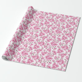 Pink Sakura Geschenkpapier