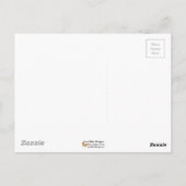 Pink Sakura Gold Black Japanese Screen Postkarte (Rückseite)