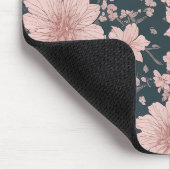 Pink Sakura Muster Mousepad (Ecke)