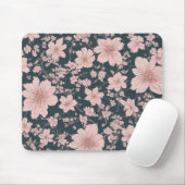 Pink Sakura Muster Mousepad (Mit Mouse)