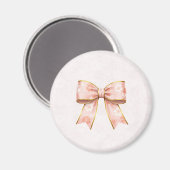 Pink Sakura Ribbon – Japanese-Inspired Magnet (Vorderseite/Rückseite)