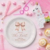 Pink Sakura Ribbon – Japanese-Inspired Pappteller (Party)