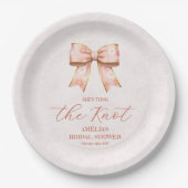 Pink Sakura Ribbon – Japanese-Inspired Pappteller (Vorderseite)