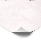 Pink Sakura Ribbon – Japanese-Inspired Poster (Ecke)