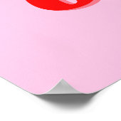 Pink Sale-Zeichen, 50% Rabatt auf Verkauf Poster (Ecke)