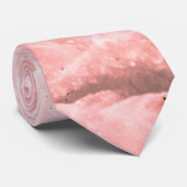 Pink Salt Rock Textures Krawatte (Gerollt)