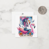 Pink Salty Cowgirl Note Card Mitteilungskarte (Vorderseite/Rückseite Beispiel)