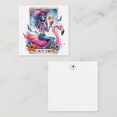 Pink Salty Cowgirl Note Card Mitteilungskarte (Vorne/Hinten)
