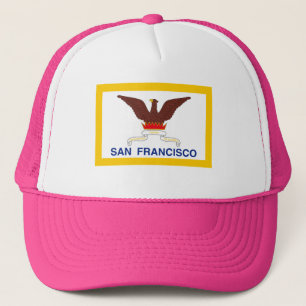 PINK San Francisco Flag Truckerkappe