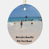 Pink Sand Beach #3, Bermuda's Beautiful, Pink S... Keramikornament (Links)