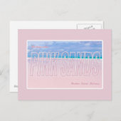 Pink Sands, Harbour Island, Bahamas Postkarte (Vorne/Hinten)