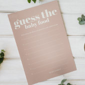 Pink Sandstone Baby Showdusche Guess Baby Food Gam Flyer