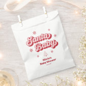 Pink Santa Baby Weihnachtsdusche Geschenktütchen (Ausgeschnitten)