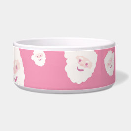 Pink Santa Christmas Collar Napf