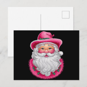 Pink Santa Retro Weihnachten Matching Family Party