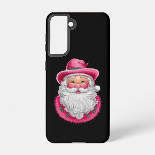 Pink Santa Retro Weihnachten Matching Family Party Samsung Galaxy Hülle