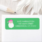 Pink-Santa-Rücksendeadresse (Insitu)