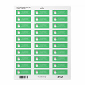 Pink-Santa-Rücksendeadresse (Vorne)