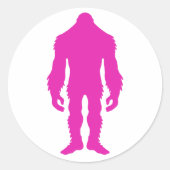 Pink Sasquatch Stickers (Vorderseite)