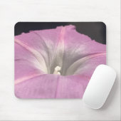 Pink Satin Morning Glory Close-up Mousepad (Mit Mouse)