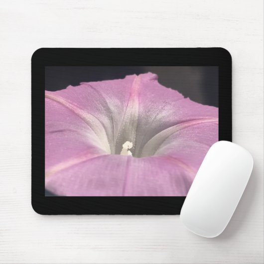 Pink-Satin Morning Glory Mousepad (Mit Mouse)