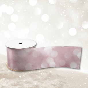 Pink Satin Ribbon Bokeh Pattern Satinband